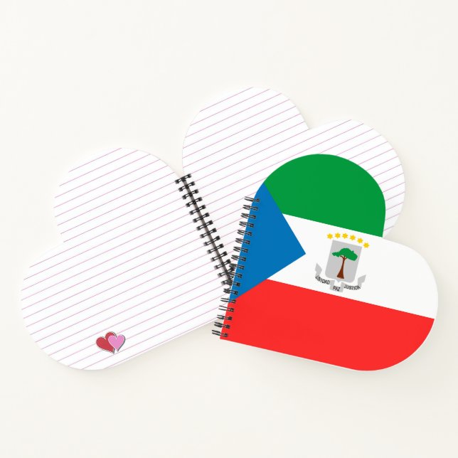 Equatorial Guinea flag Notebook (Inside)