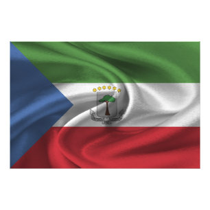 Equatorial Guinea Flag Photo Print