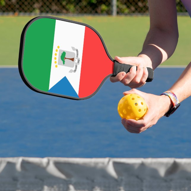 Equatorial Guinea flag Pickleball Paddle (Insitu)