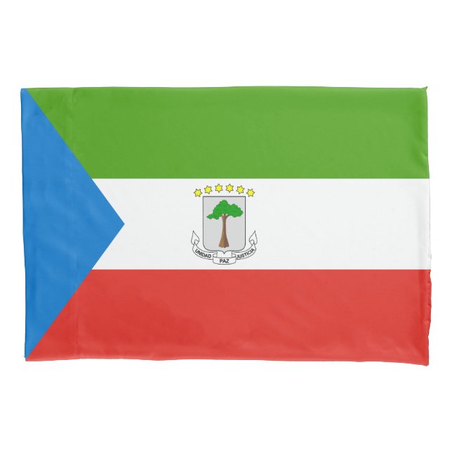 Equatorial Guinea Flag Pillowcase (Front)