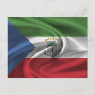 Equatorial Guinea Flag Postcard