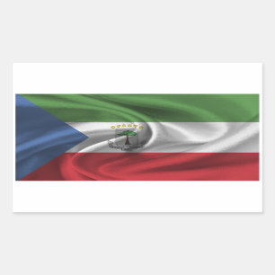 Equatorial Guinea Flag Rectangular Sticker