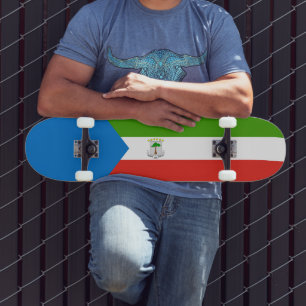 Equatorial Guinea Flag Skateboard