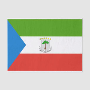Equatorial Guinea Flag Tissue Paper