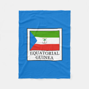 Equatorial Guinea Fleece Blanket