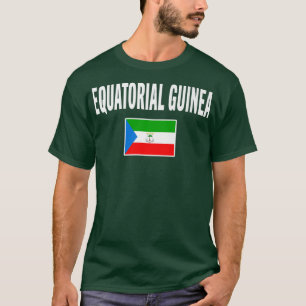 Equatorial Guinea Guinean Tee Flag souvenir Gift
