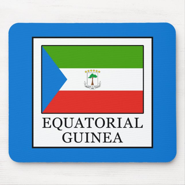 Equatorial Guinea Mouse Pad (Front)