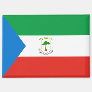 Equatorial Guinea National Flag Rectangle magnet