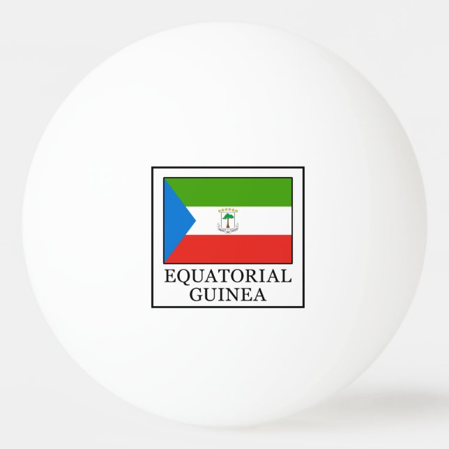 Equatorial Guinea Ping Pong Ball (Front)