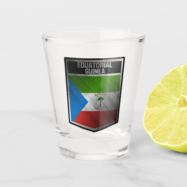 Equatorial Guinea Shot Glass (Front)