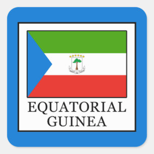 Equatorial Guinea Square Sticker
