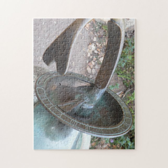 Equatorial Sundial Jigsaw Puzzle (Vertical)