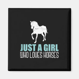 Equestrian Animal Horse Riding Horse Girls Women G Magnet