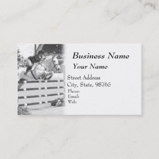 Equestrian Business card - Hunter Jumper
