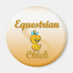 Equestrian Chick Magnet