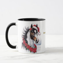 Equestrian Christmas Coffee Mug