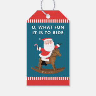 Equestrian Christmas Gift Tags
