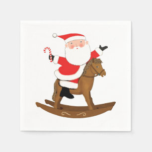 Equestrian Christmas Party Napkin