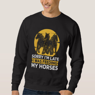 Equestrian Cool  Horseback Horse Riding Sweatshirt