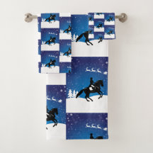 Equestrian Dressage Horse Winter