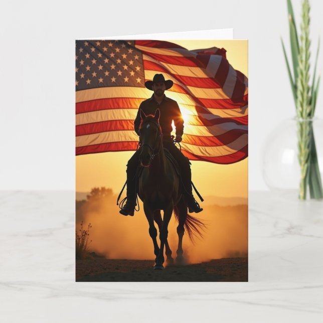 Equestrian Fathers Day Card (Front)