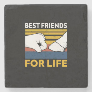Equestrian Gift Best Friends For Life Stone Coaster
