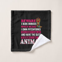 Equestrian Gift | Beware I Ride Horses