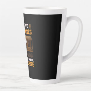Equestrian Gift Farm Life Love Horses Latte Mug