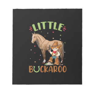 Equestrian Gift Little Buckaroo Notepad