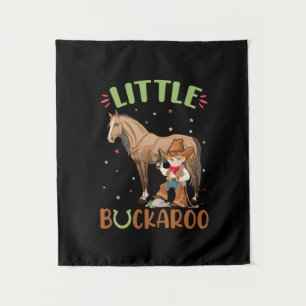 Equestrian Gift Little Buckaroo Tapestry