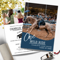 Equestrian Graduation Announcement Invitation
