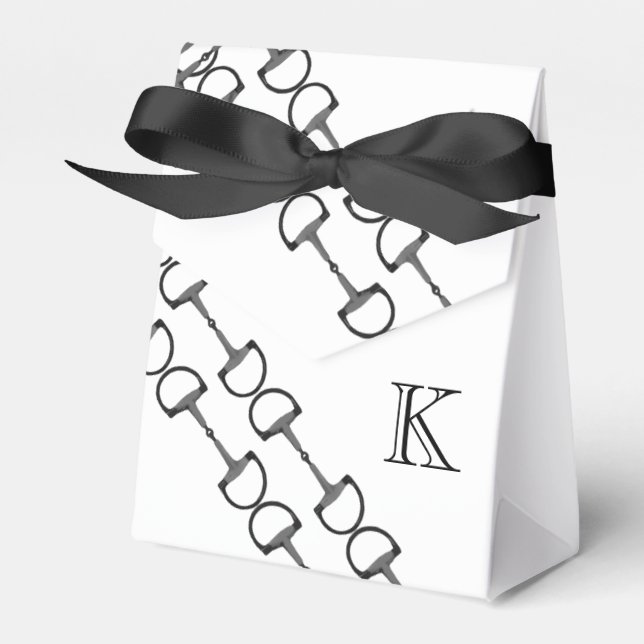 Equestrian Horse Bits Favour Box (Front Side)