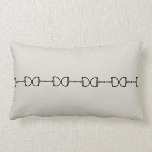 Equestrian Horse Bits Lumbar Cushion