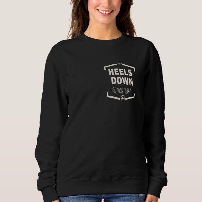Equestrian horse  cowgirl rodeo sweatshirt (Front)