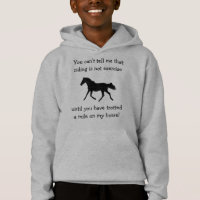 Equestrian Horse & Exercise Funny Hoodie