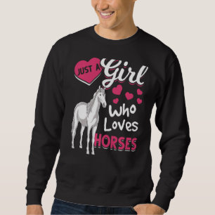 Equestrian Horse Girls Women Horse Rider Horse Sweatshirt