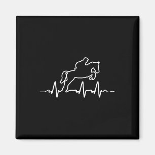 Equestrian Horse Jumping Riding Horse Lover Horseb Magnet