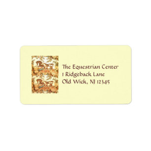 Equestrian Horse Label