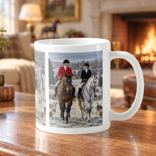 Equestrian Horse Lover 3-Photo Collage Coffee Mug