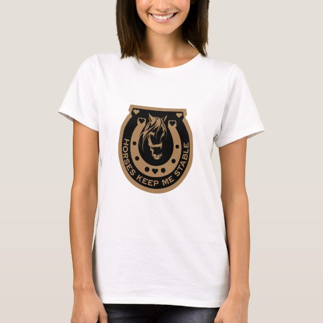 Equestrian Horse Riders T-Shirt (Front)