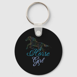 Equestrian Horse Riding Horse Girls Women Gift Ani Key Ring