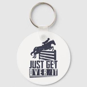 Equestrian Horse Show Jumping Horse Jumping Horseb Key Ring