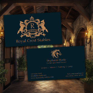 Equestrian Horse Stables Business Card