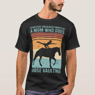Equestrian Horse Vaulting Retro T-Shirt