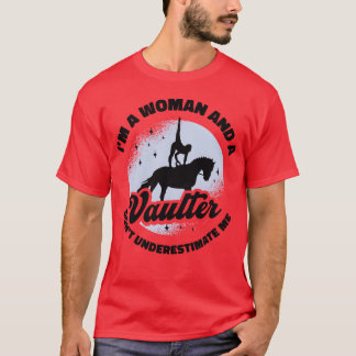 Equestrian Horse Vaulting Vaulter Horseback Riding T-Shirt