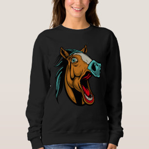 Equestrian Horseback  Horse Riding Sweatshirt