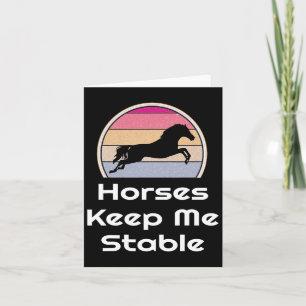 Equestrian Horseback Rider Riding Horses Keep Me S Card