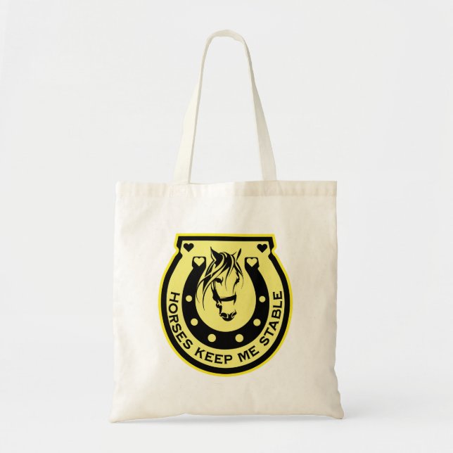 Equestrian Horseback Riders Tote Bag (Front)