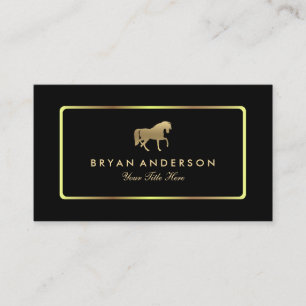 Equestrian Horseback Riding Business Card