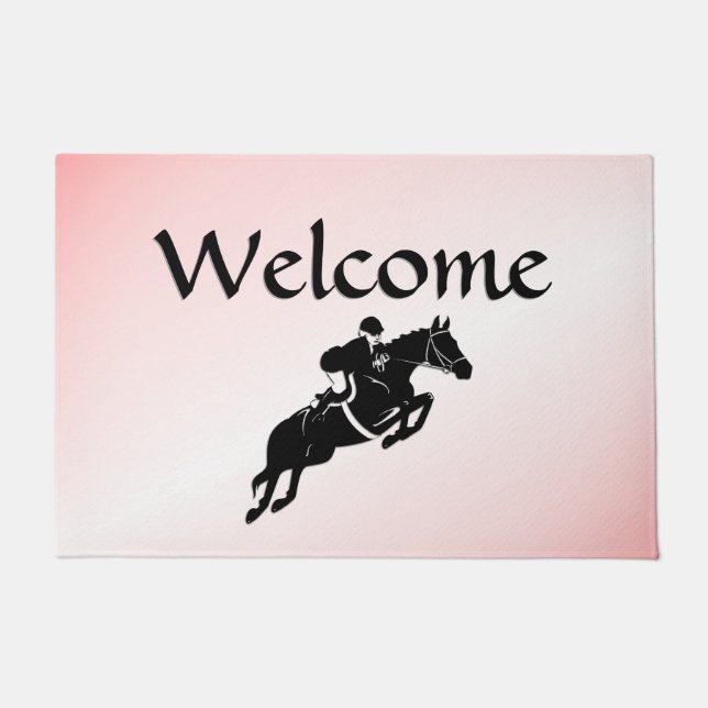 Equestrian Jumper Doormat (Front)